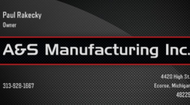 A&S Manufacturing Inc